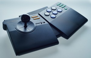 The Capcom CPS Fighter A10CA Joystick.  More info.